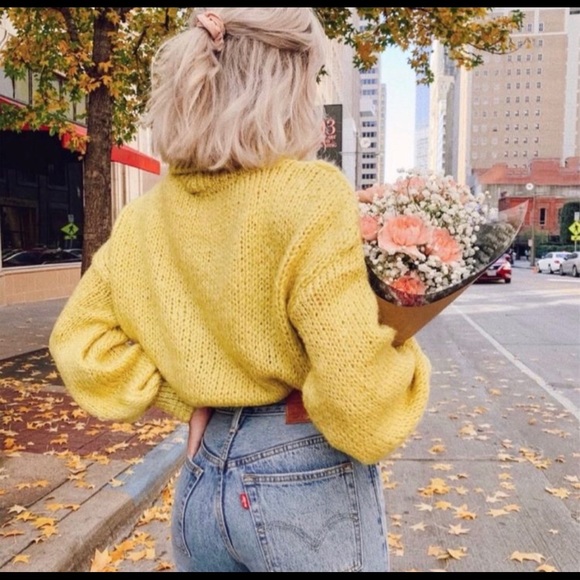 River Island Sweaters - Yellow turtleneck sweater